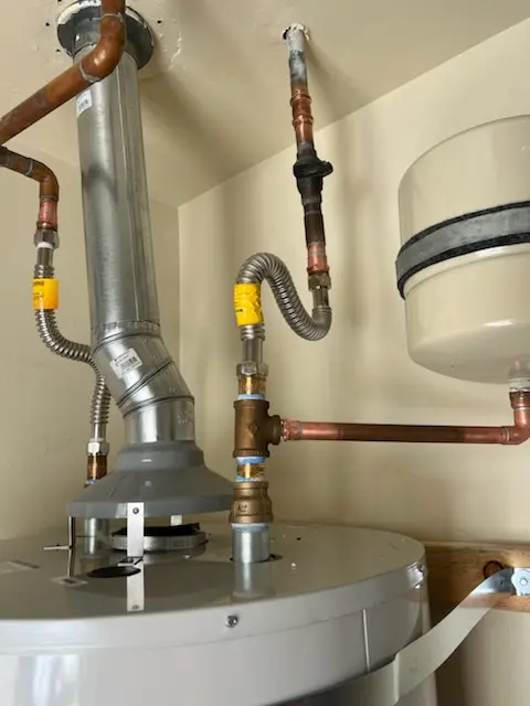 Water heater installation and plumbing repair in Hunter